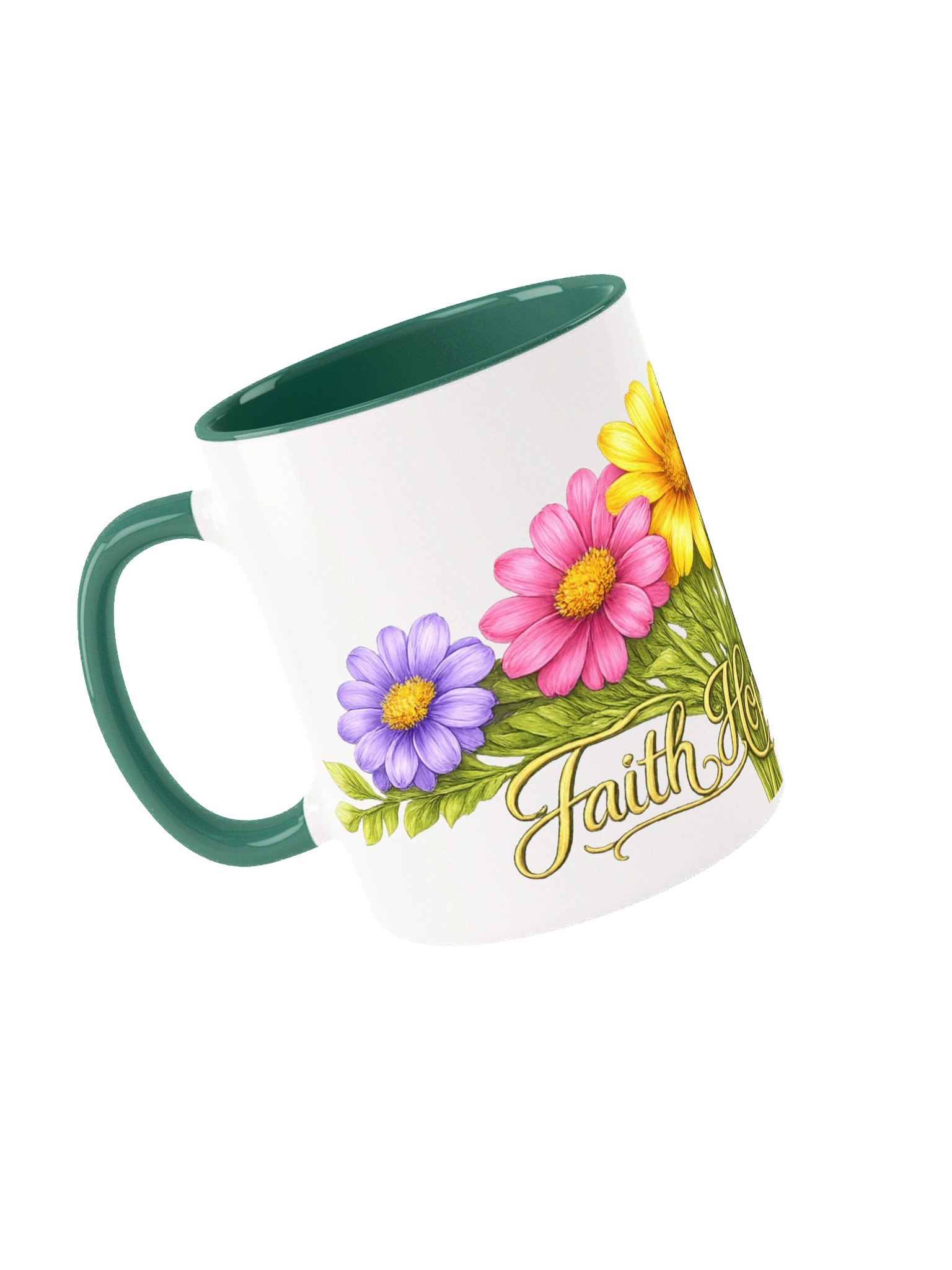Faith Hope Love Bouquet Ceramic Mug product image (4)