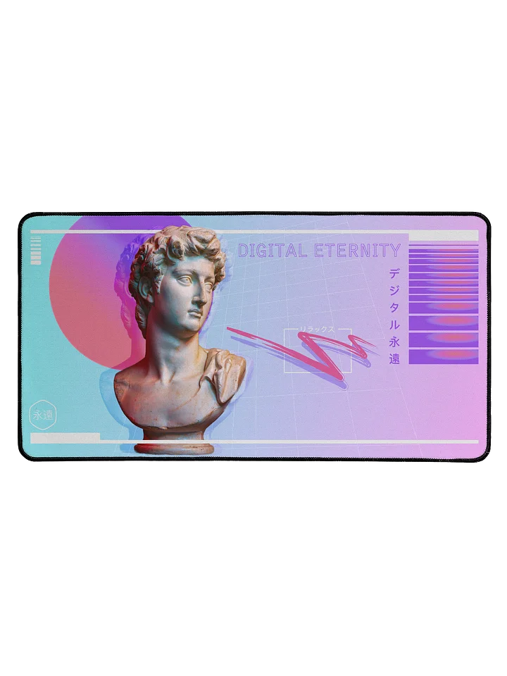 Digital Eternity Vaporwave Aesthetic Desk Mat product image (1)