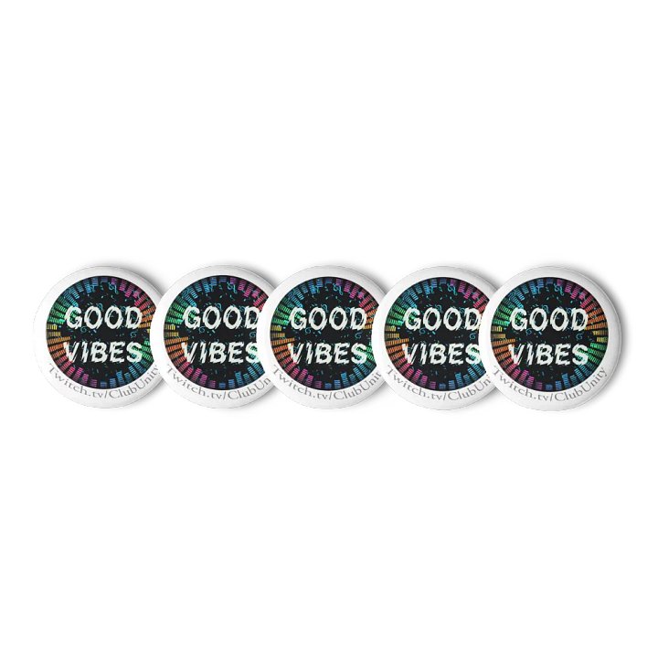GOOD VIBES - Pin Buttons product image (2)