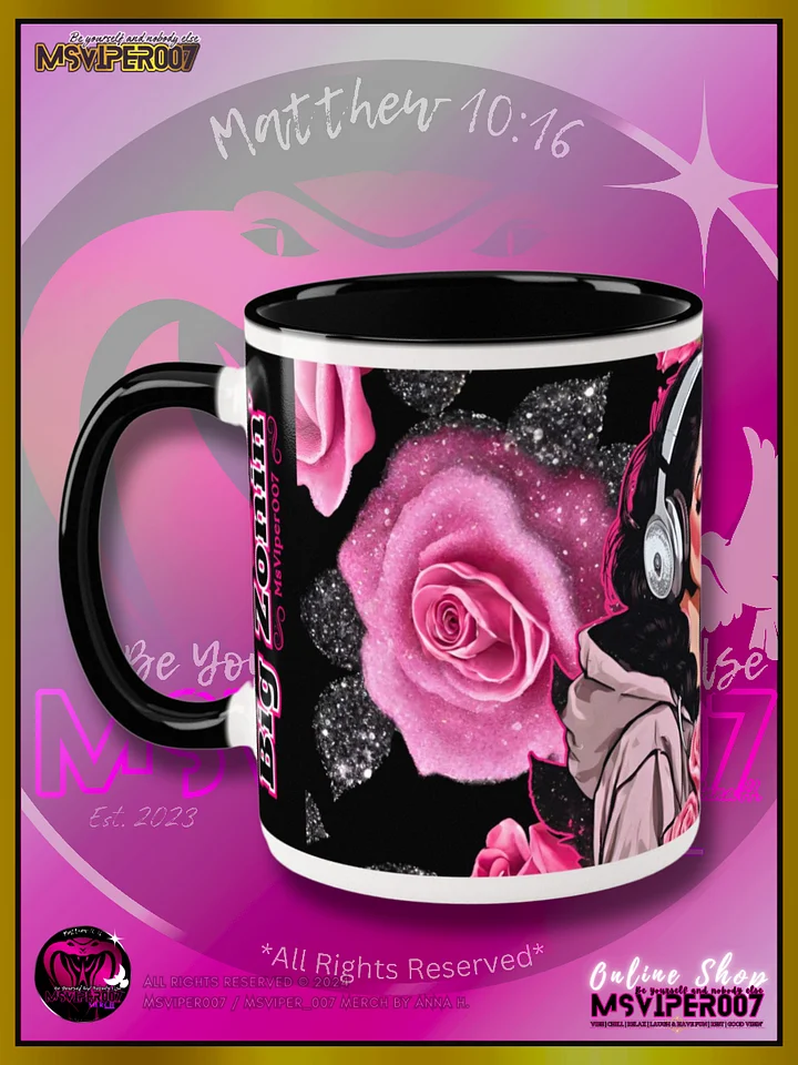 Mug [BZ] - MsViper007's "Big Zonin' By Anna H. (A1)" Hot Beverage Mug with color inside by Anna H. product image (1)