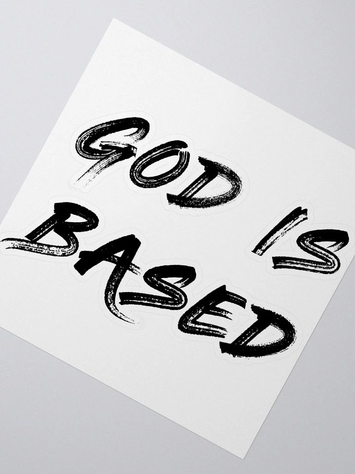 God is Based (Black) product image (5)