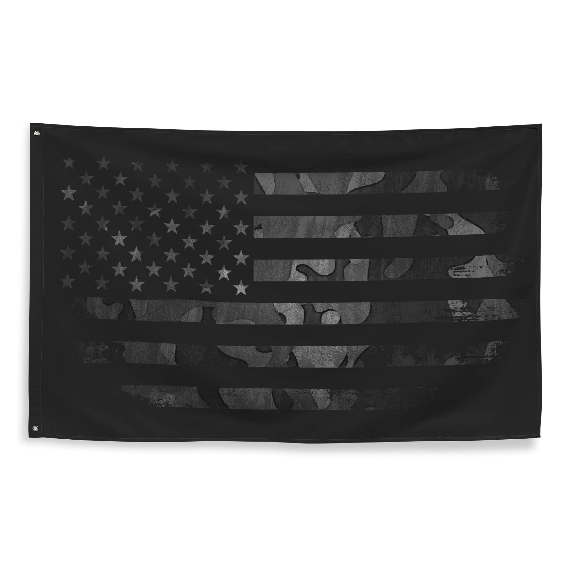 Black Camo American Wall Flag product image (1)