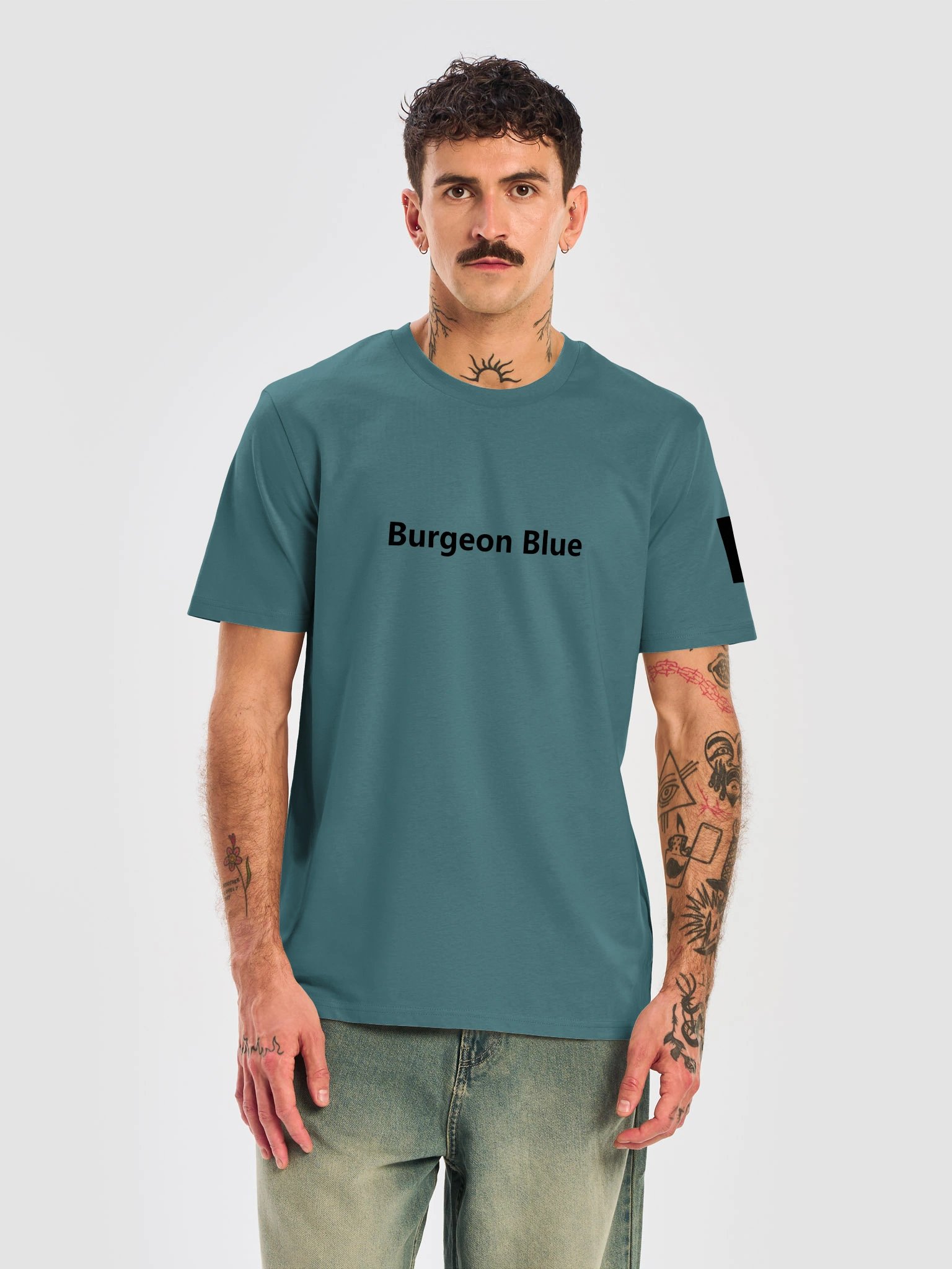 Burgeon Blue - Classic Organic Tee - Front product image (5)
