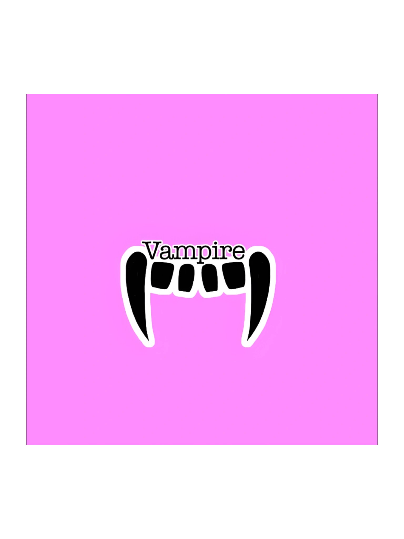 Vampire Kiss Cut Stickers product image (1)