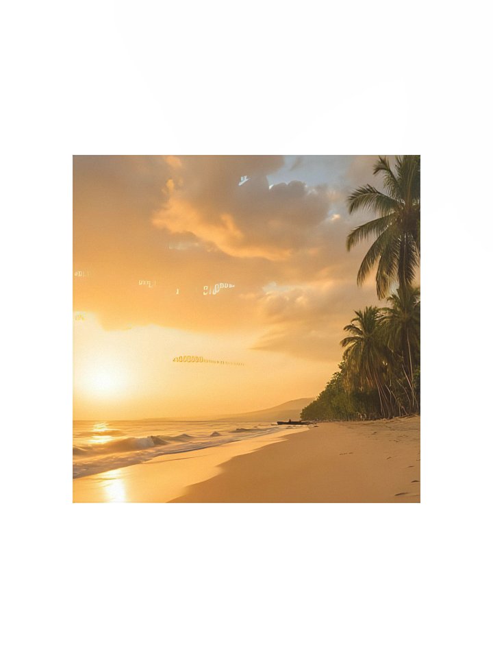 Tropical Sunset Serenity Poster product image (2)