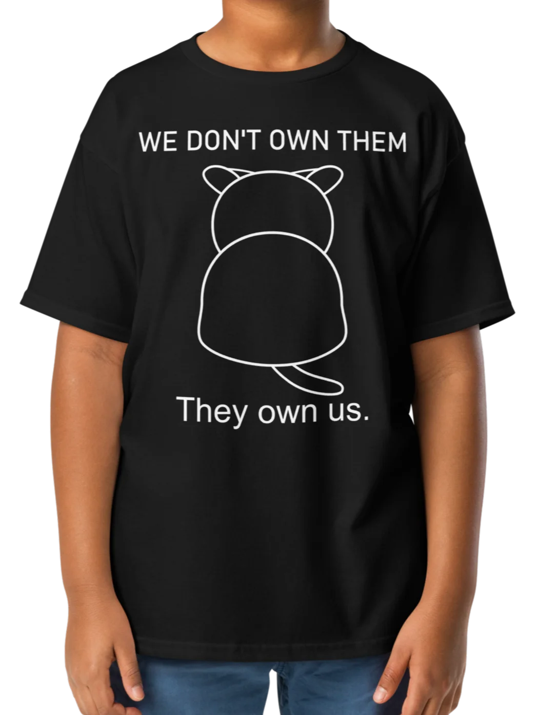 Cats Own Poeple - Unisex Youth Heavyweight T-shirt product image (2)