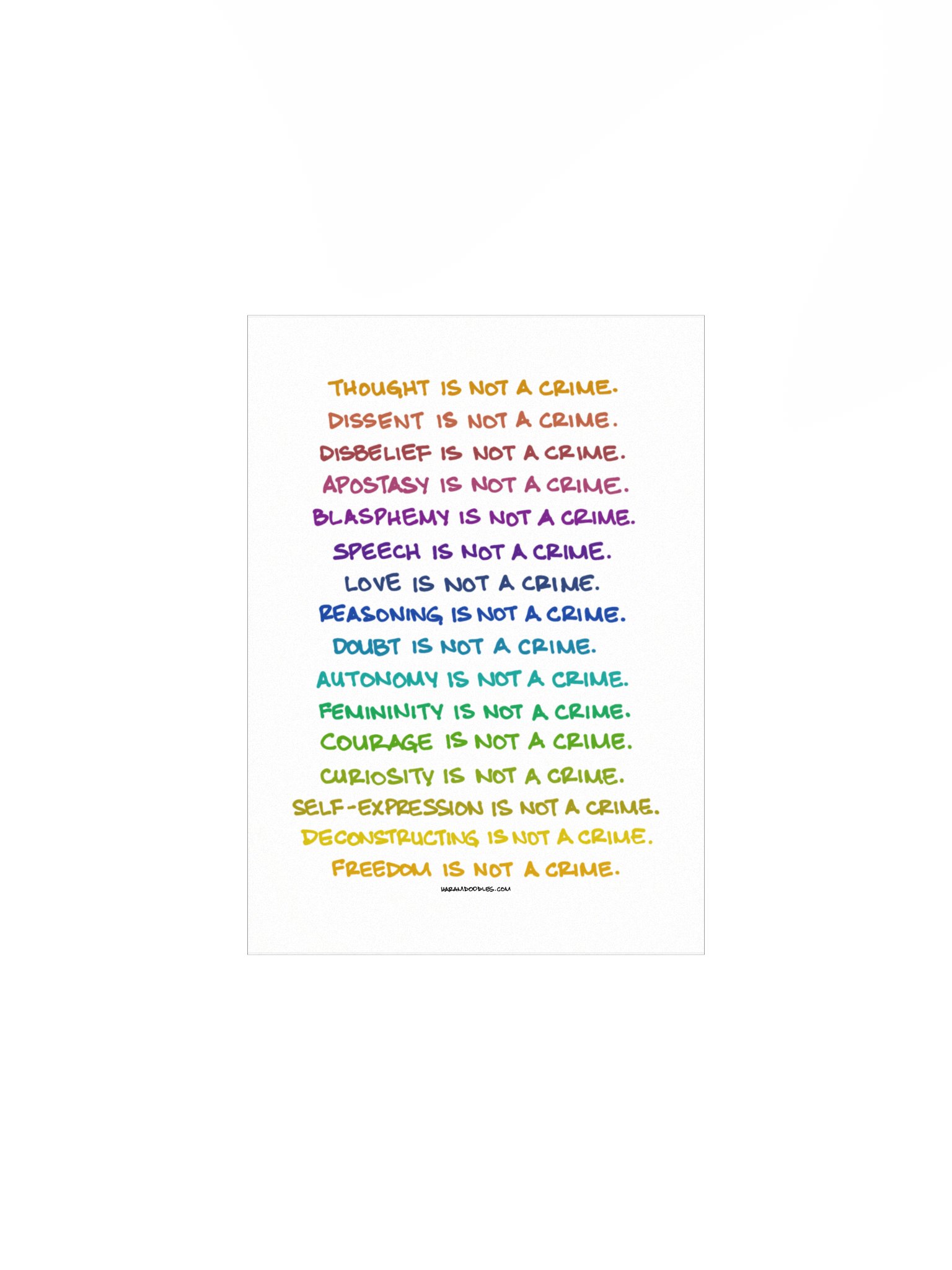 Not a Crime Poster product image (1)