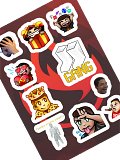 Emote Sticker Sheet product image (1)