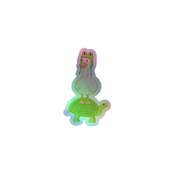 Pond Taxi Holographic Sticker product image (1)