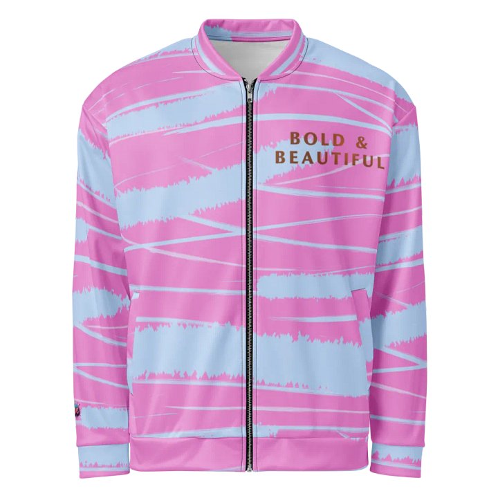 Vibrant Brush Strokes All-Over Bomber Jacket product image (1)