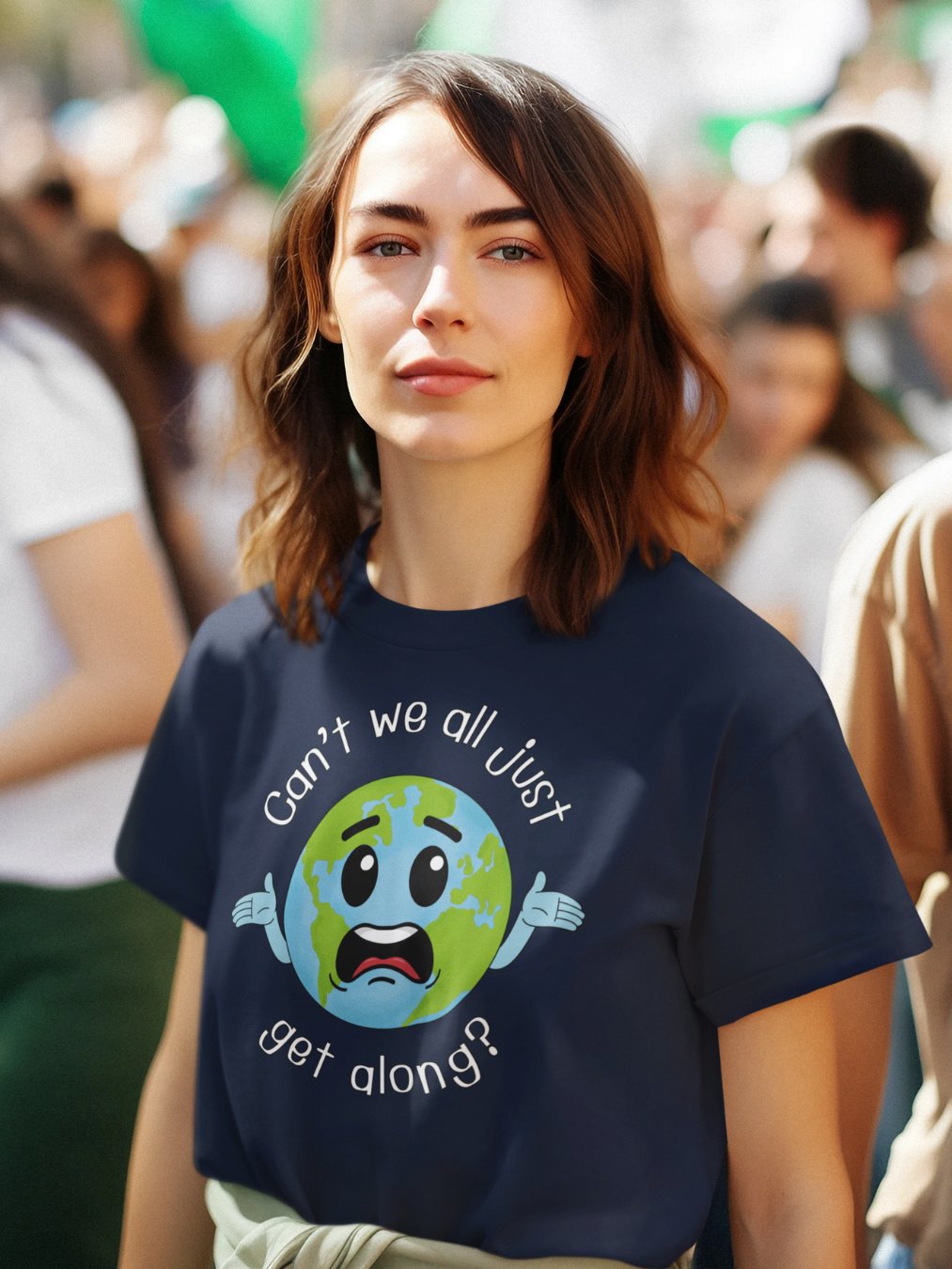 CAN'T WE ALL JUST GET ALONG? - TEE product image (17)