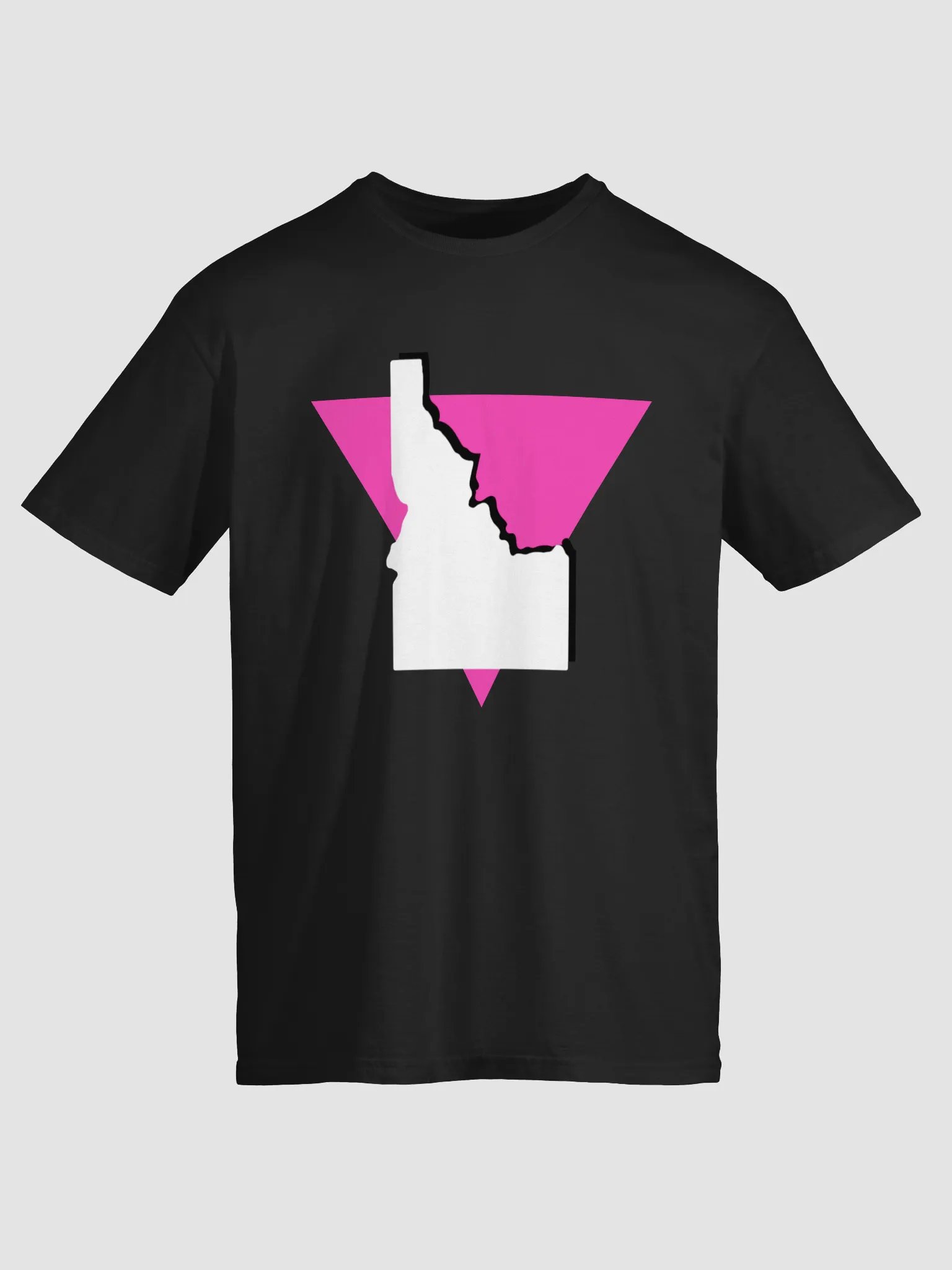 "PINK TRIANGLE" dark t-shirt product image (3)