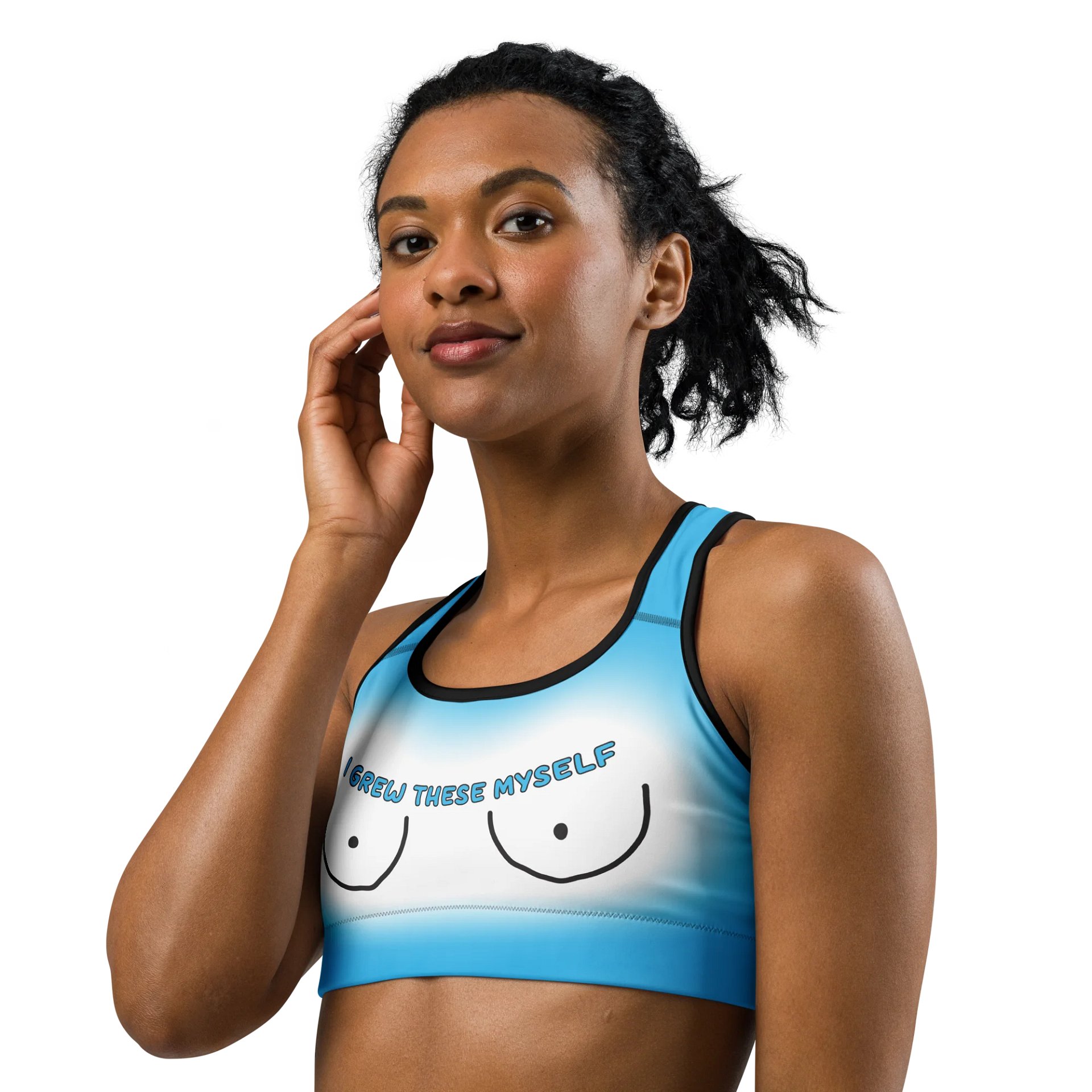 I Grew These Myself Sports Bra product image (2)