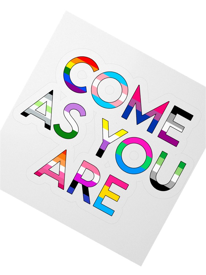 Come As You Are sticker product image (4)