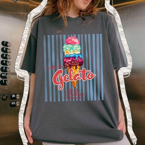 A tribute to sweet moments and Italian flair: “La dolce vita Gelato Italia”. Four scoops of color stacked high, reminding us ...