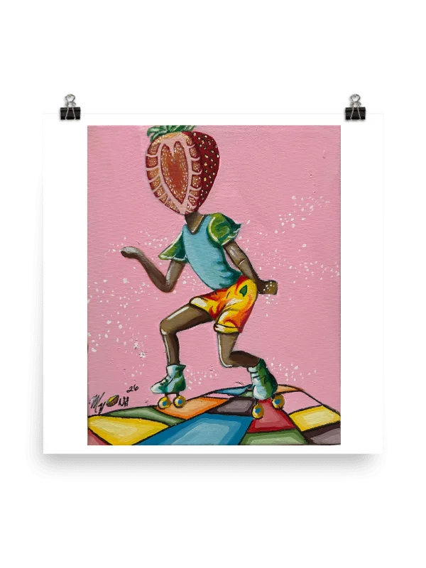 SWINGING STRAWBERRY PRINT product image (1)