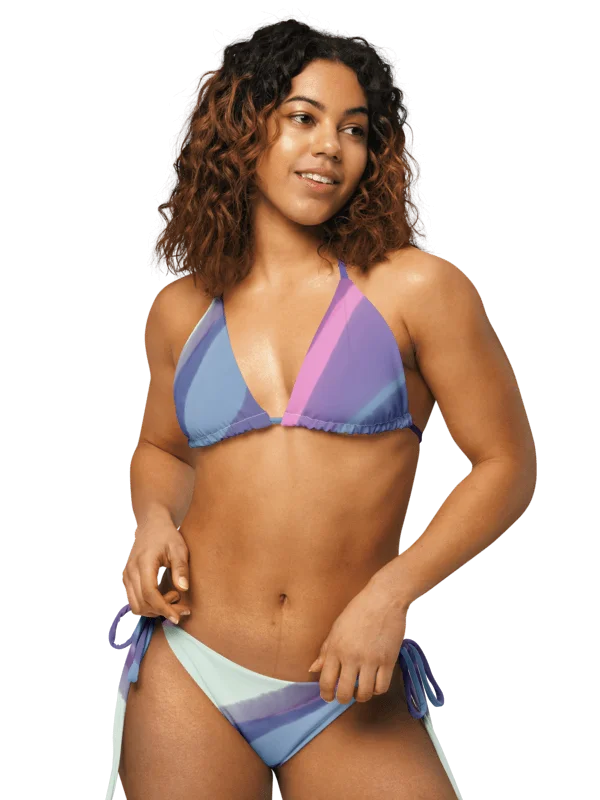 His House String Bikini Set - Painted Sunset product image (1)