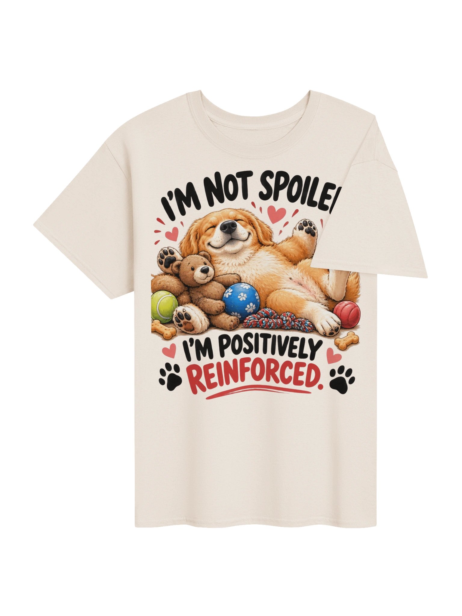 I'm Not Spoiled – Funny Golden Retriever T-Shirt product image (4)