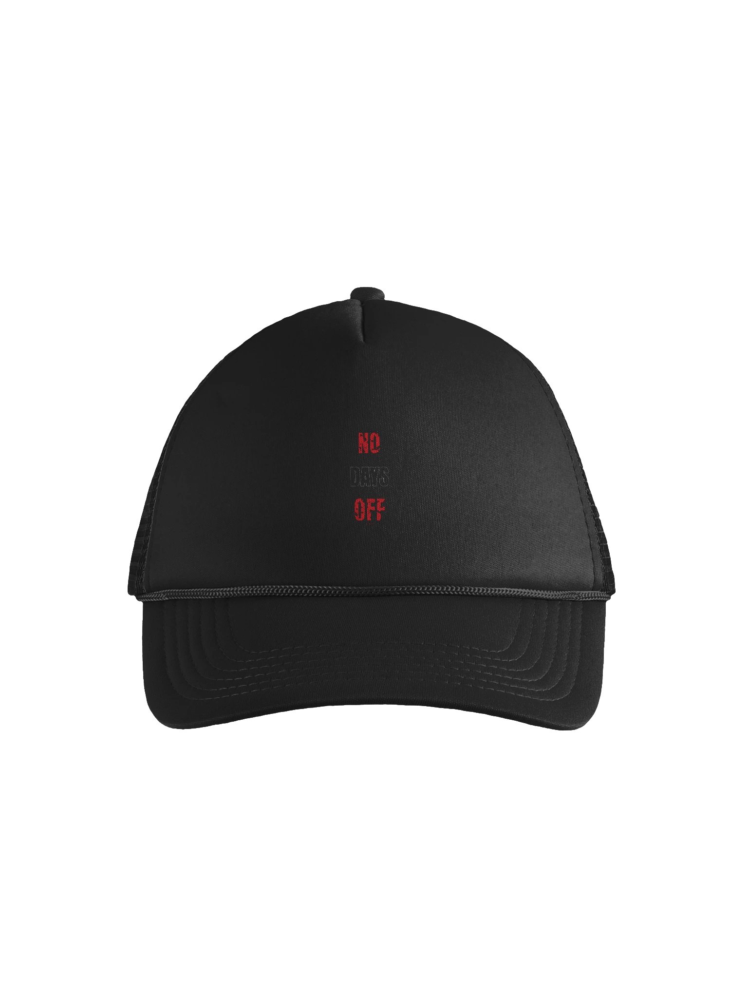 No Days Off Trucker Hat - Gym Motivation Foam Cap | Workout Hat product image (1)