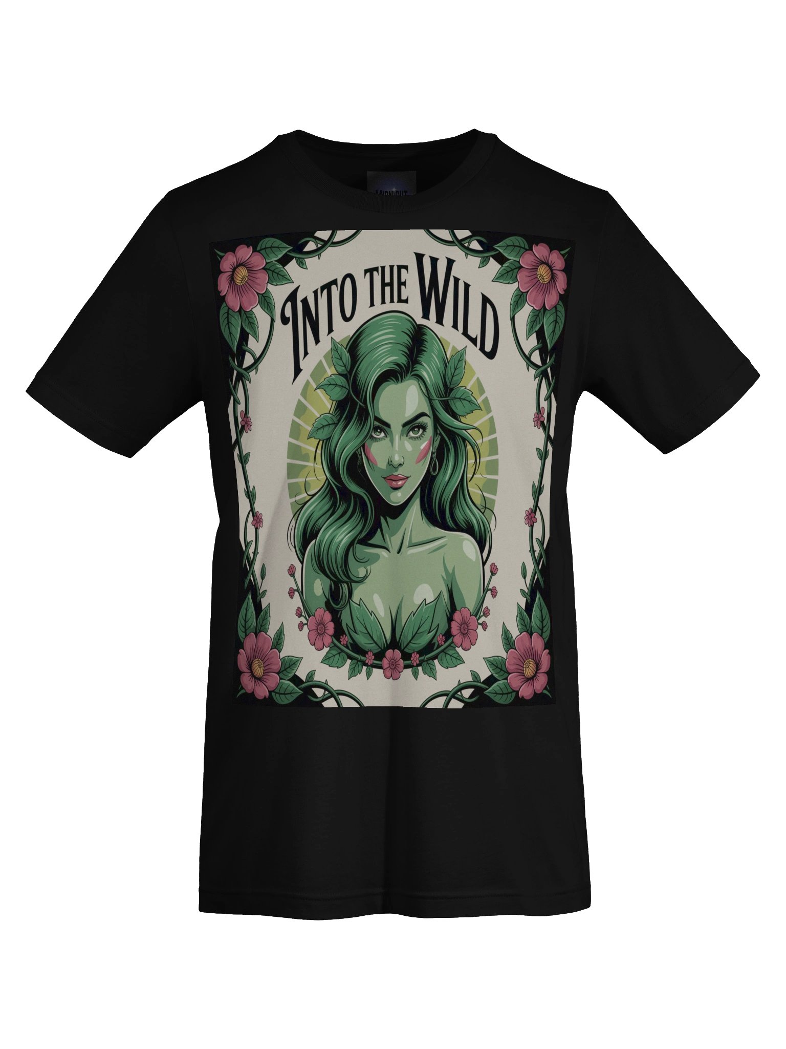 Into the Wild: Poison Ivy's Verdant Enticement Graphic Tee product image (1)