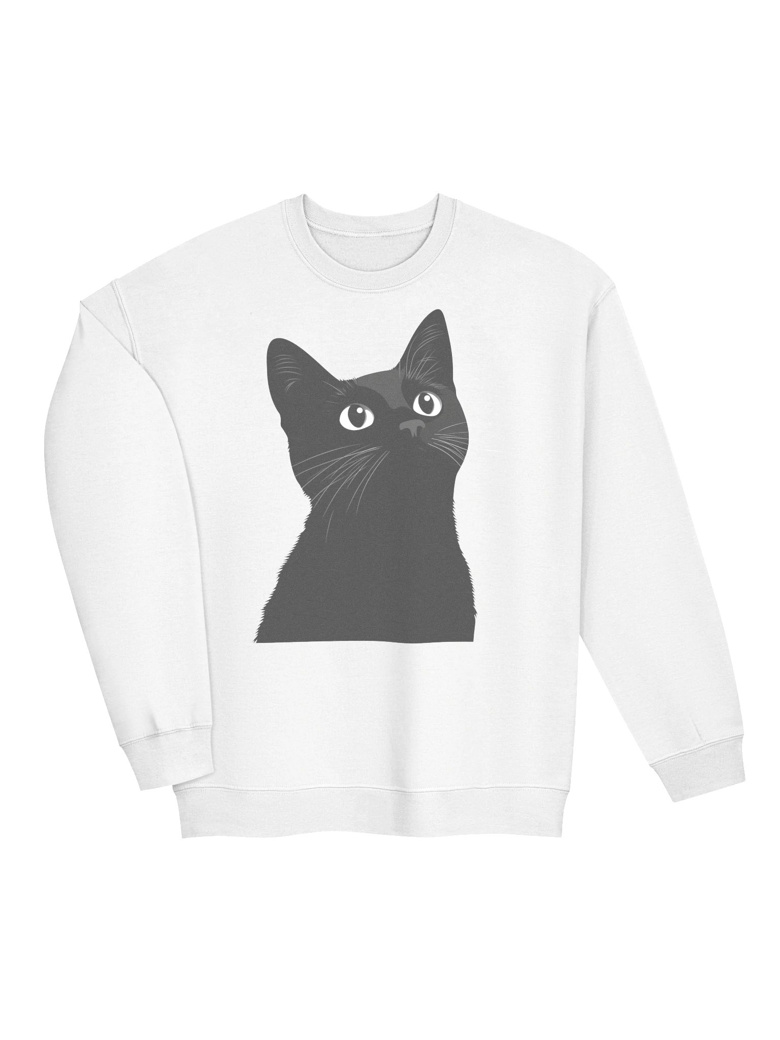Black Cat Sweatshirt product image (22)