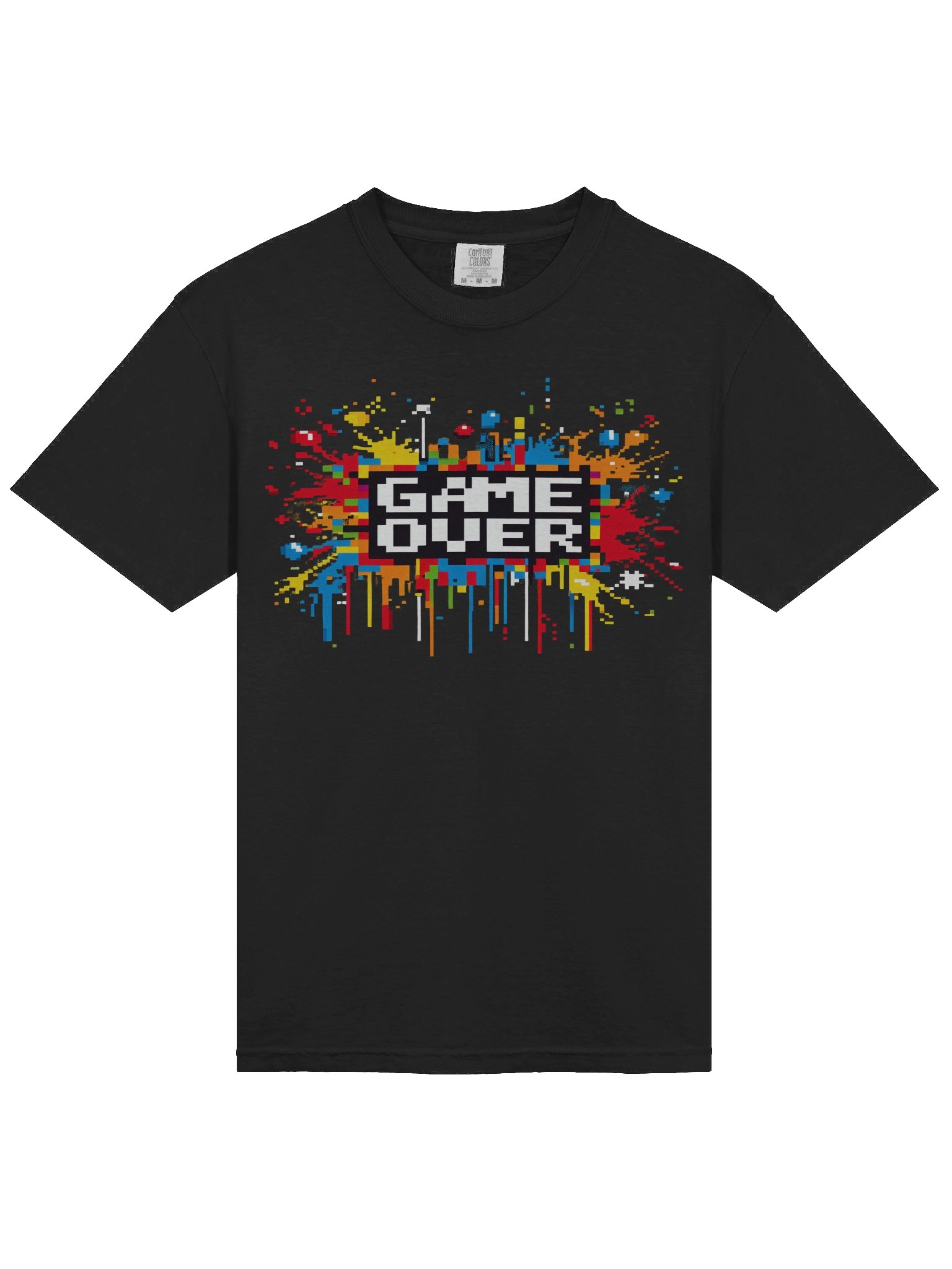 Pixel Splash "Game Over” T-Shirt product image (3)