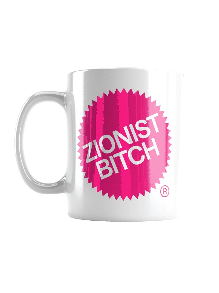 Zionist Bitch Label Mug (White) product image (1)