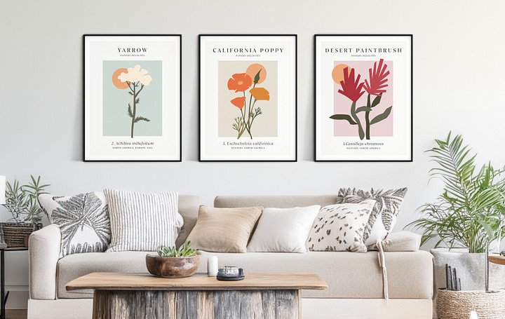 Native Plants Cut Paper Trio product image (1)