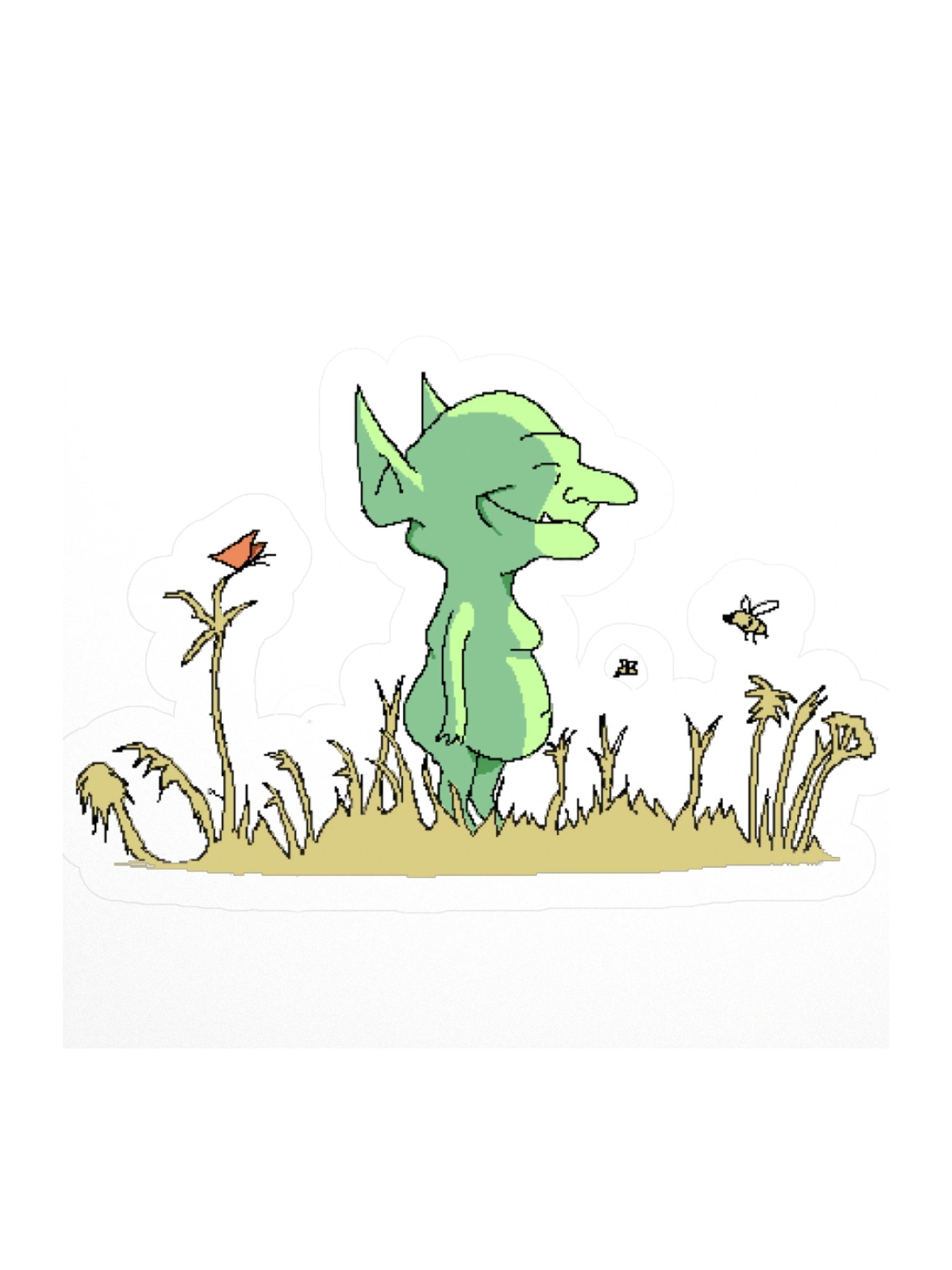 Abuse Goblin Ideal World Sticker product image (1)