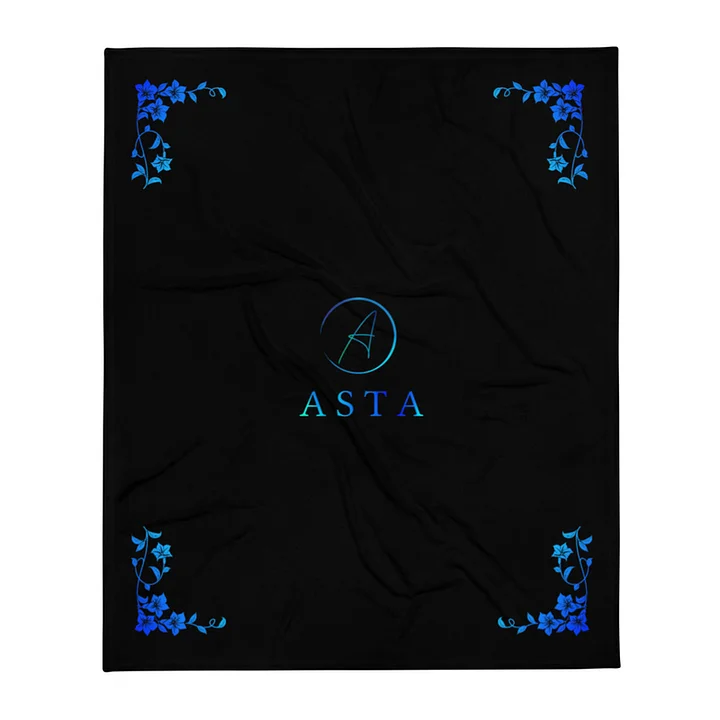 Asta Throw Blanket in black product image (1)