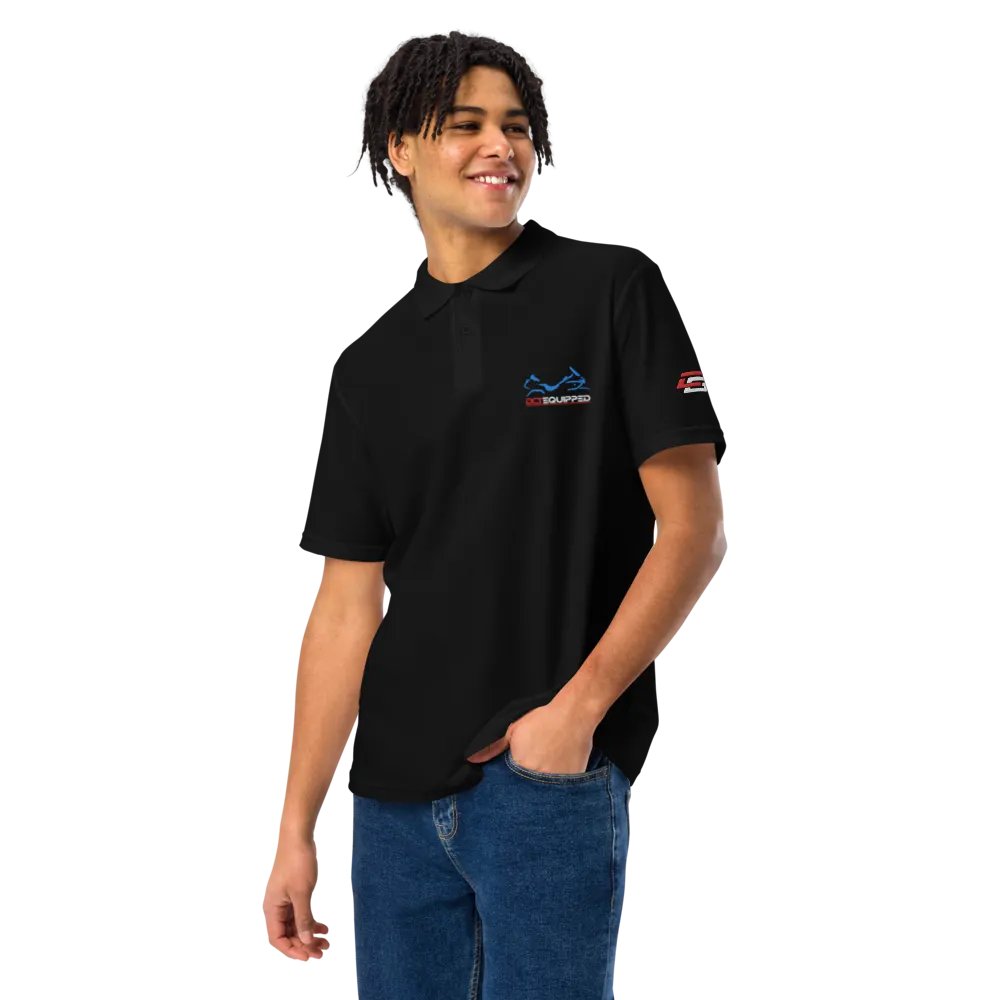 DCT Shadow Wing Polo Shirt Black/Blue product image (6)