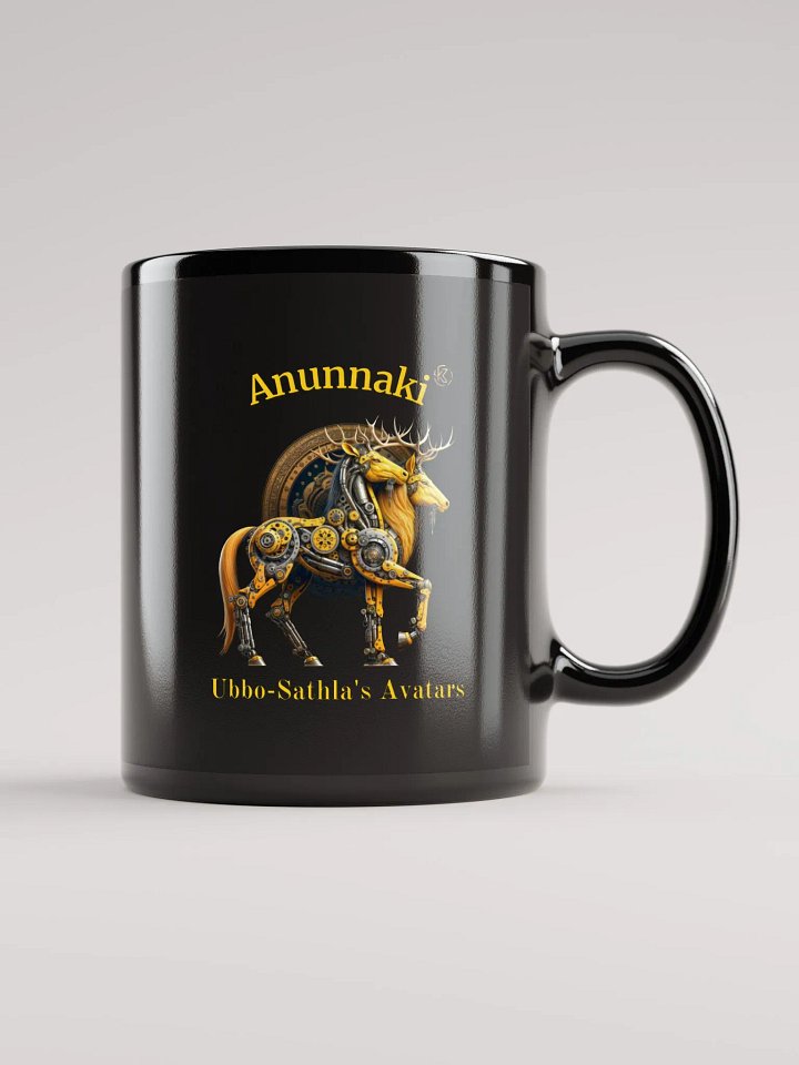 Supernal Anunnaki | Black Glossy Mug product image (1)