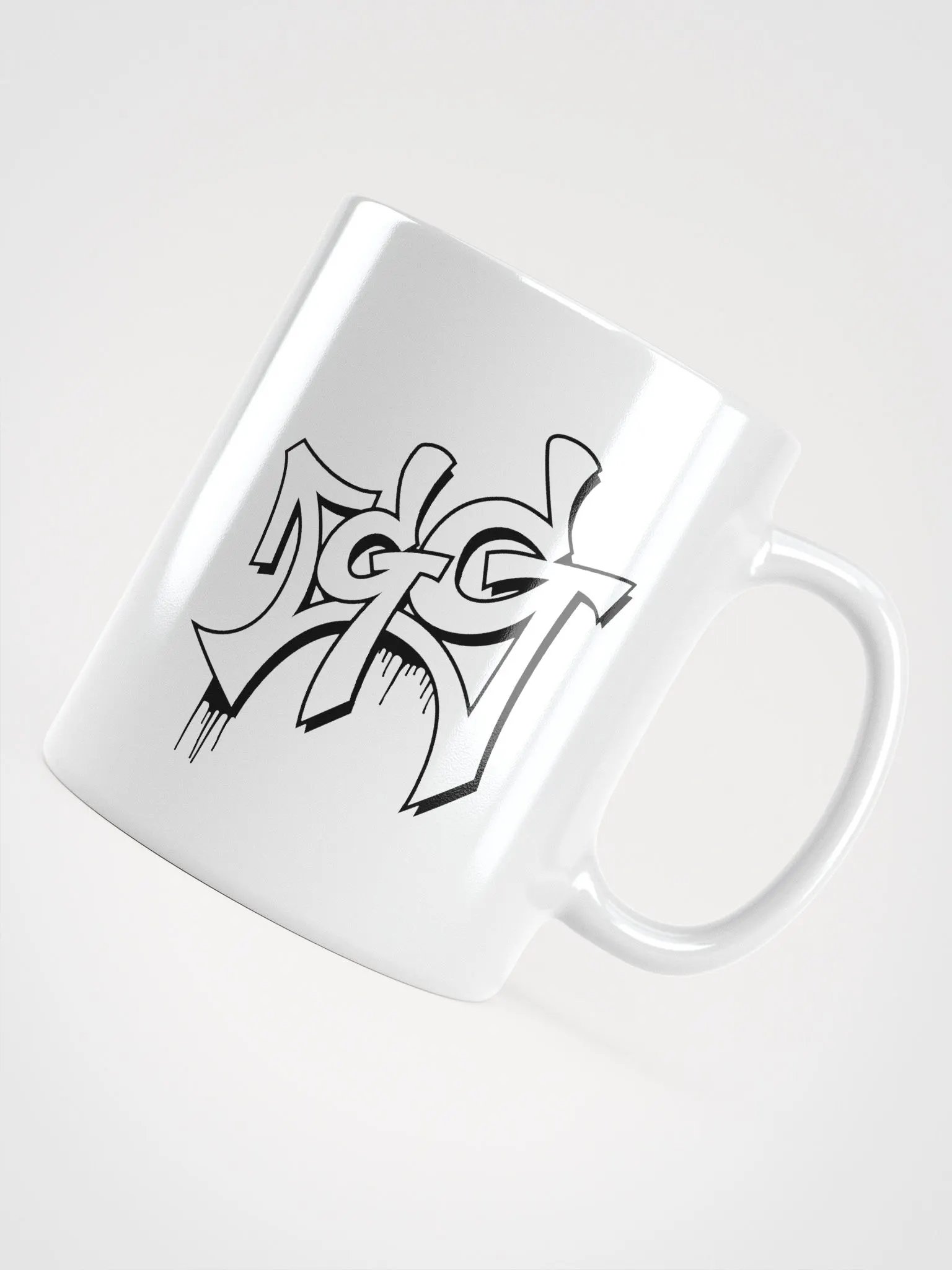 GG GraffitiWhite Glossy Mug product image (4)