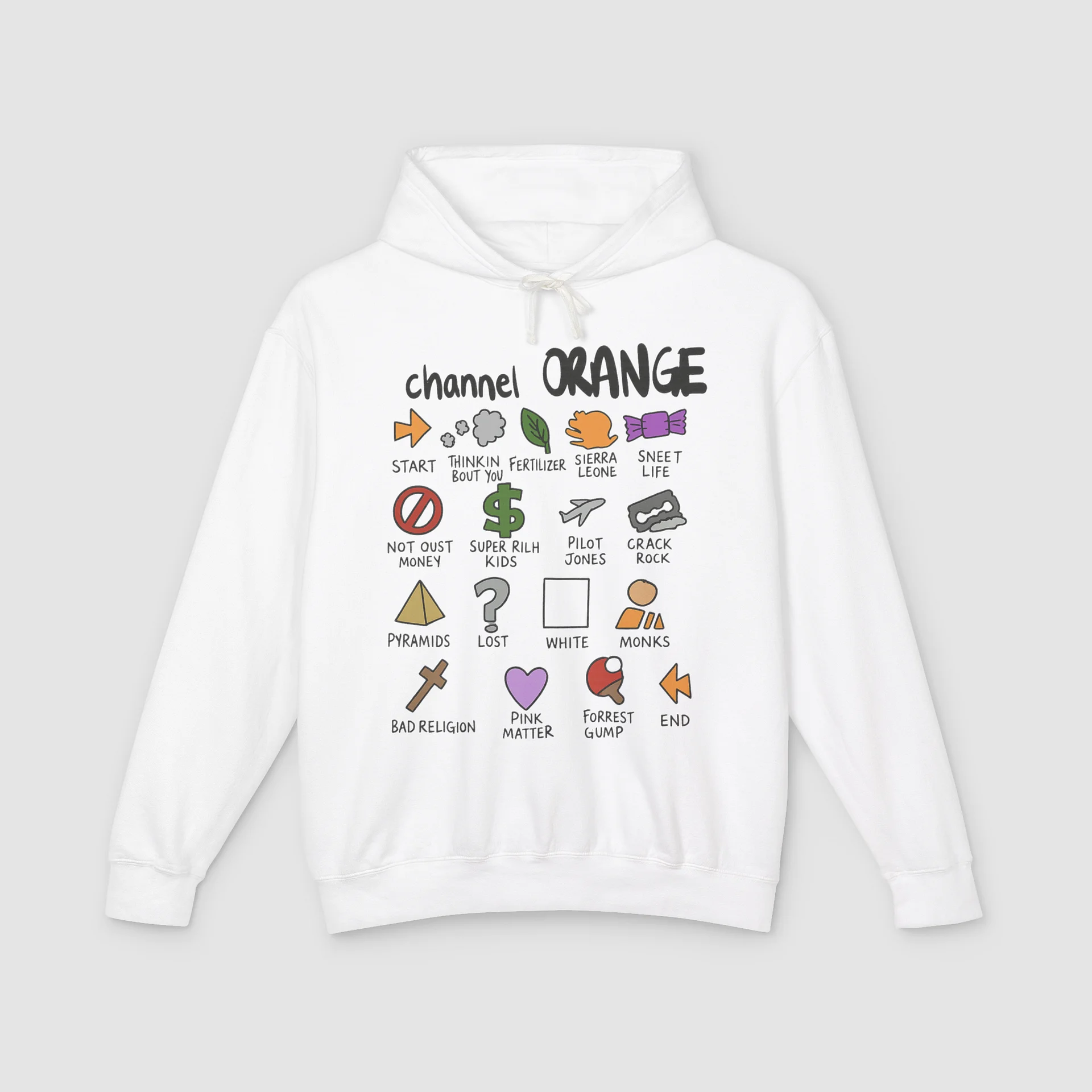 Frank Ocean Channel Orange Notebook Hoodie product image (1)