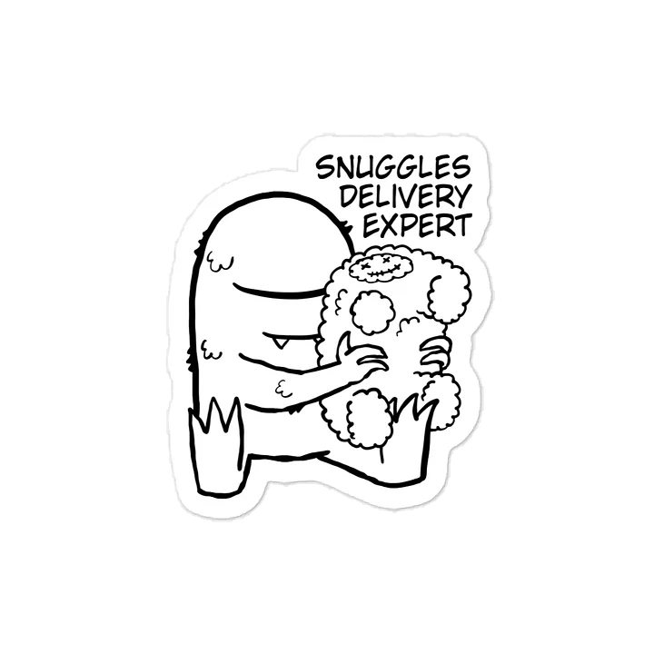 Snuggles Delivery Expert Sticker product image (1)