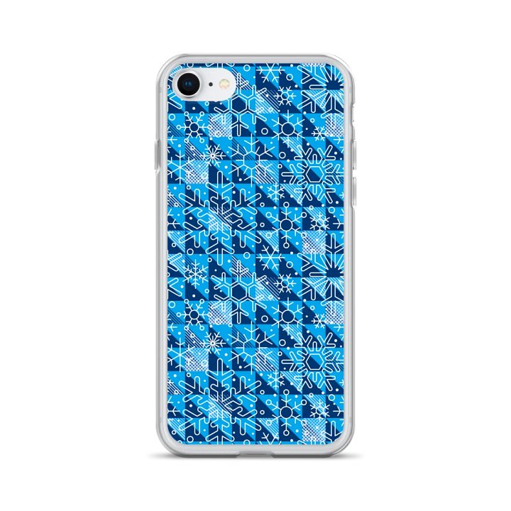 Sleek Clear iPhone Case with Stylish Winter Sports Patterns product image (28)