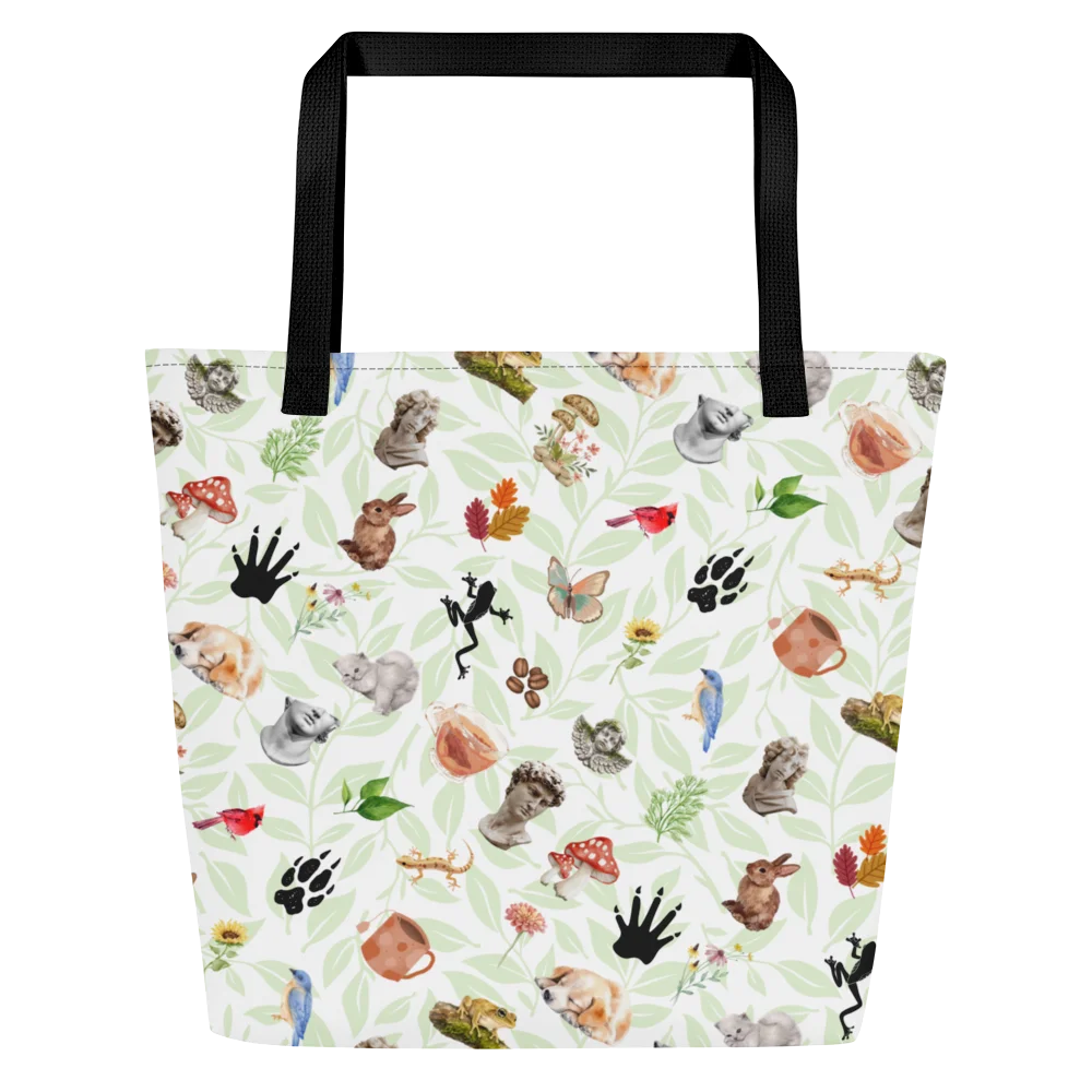 Woodland Whimsy All-Over Print Tote Bag product image (1)