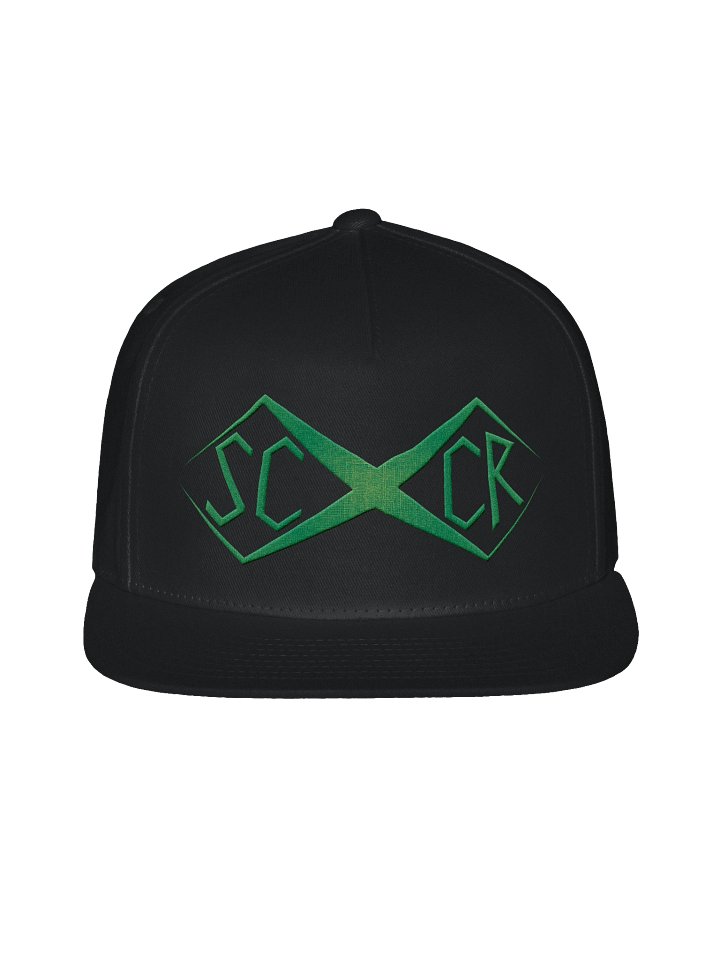 Green X Snapback Hat product image (1)