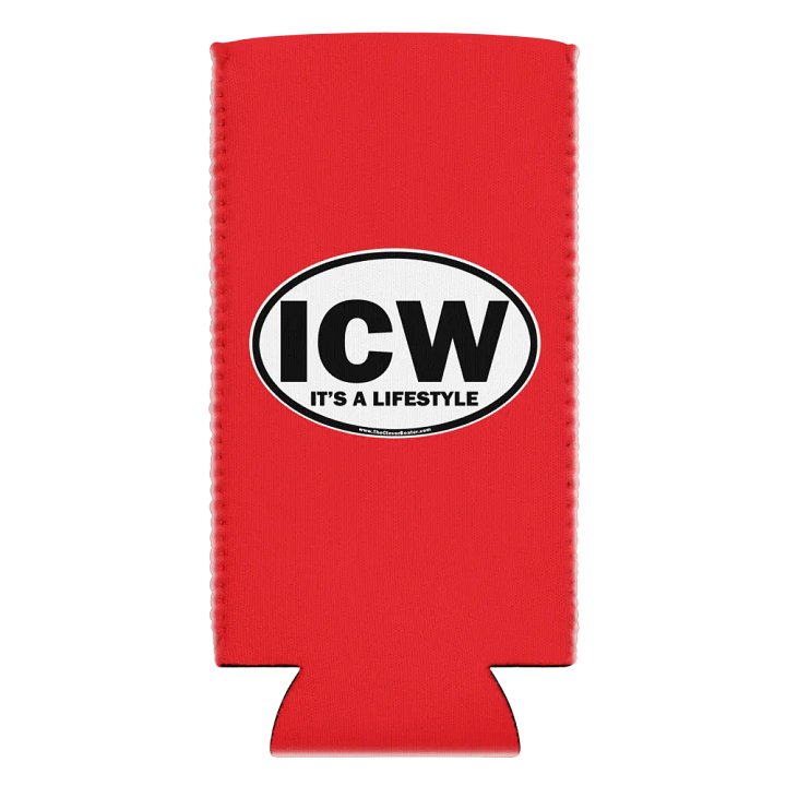 ICW-It's A Lifestyle - Red Can Koozie product image (2)
