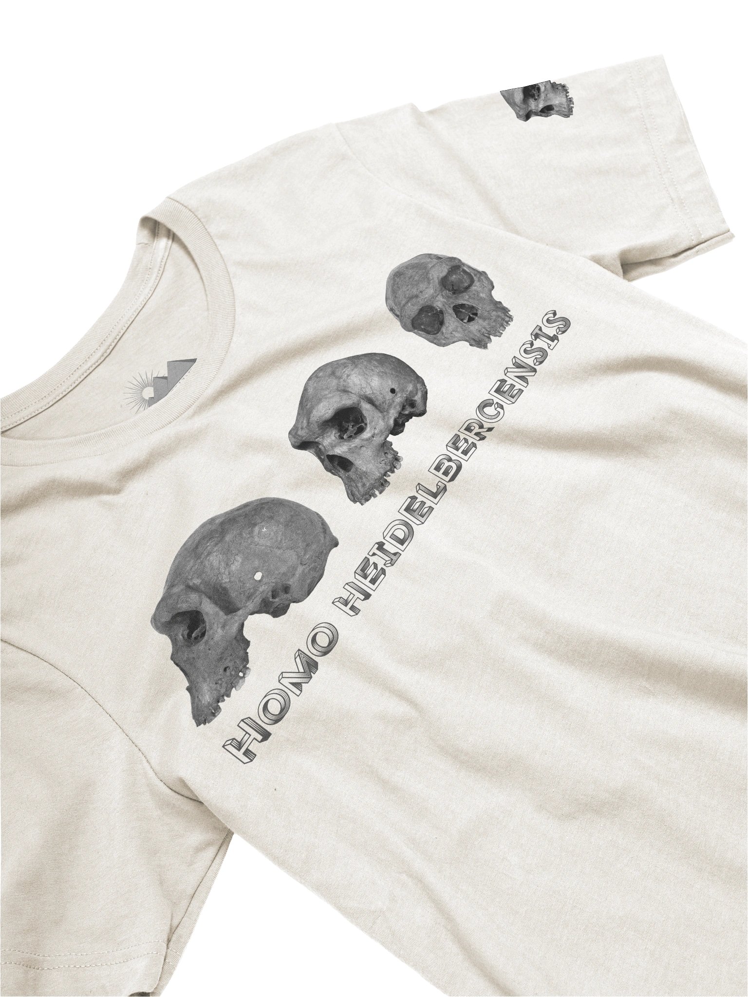 Heidelbergensis Fossil Skull T-Shirt Light product image (16)