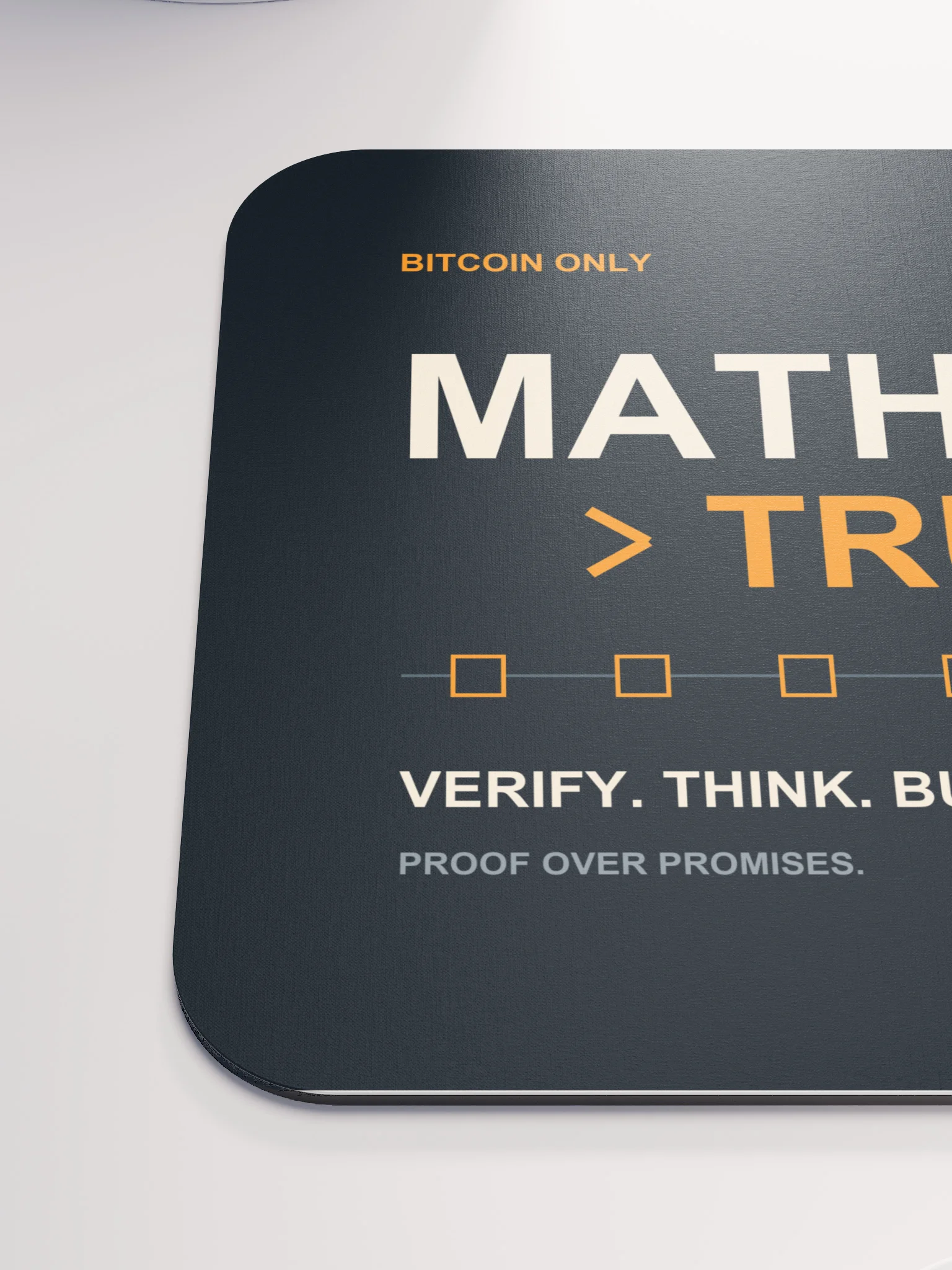 Math > Trust Bitcoin Mouse Pad product image (6)