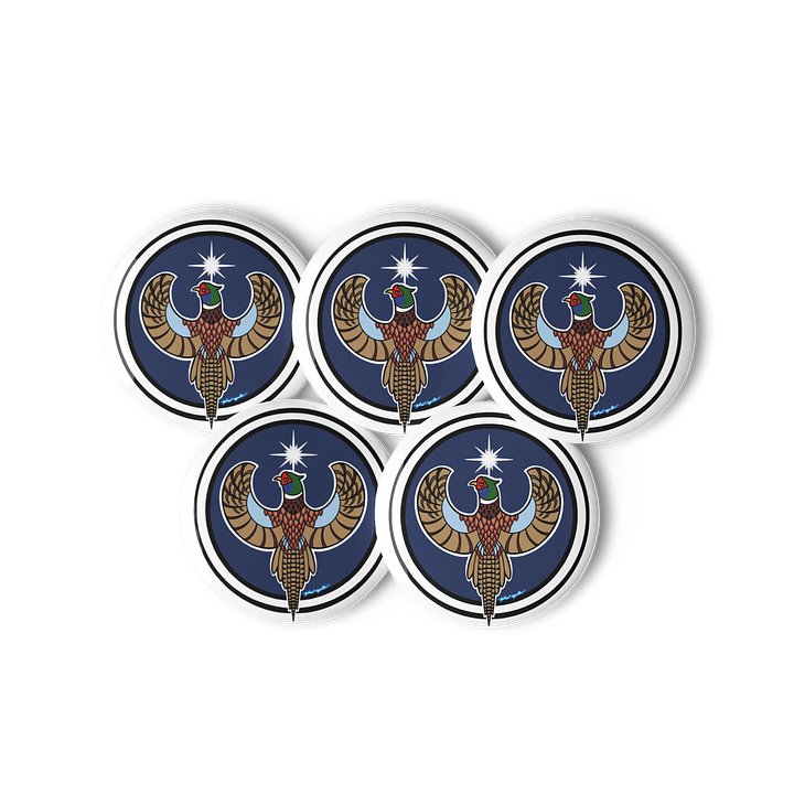 Ring-necked Pheasant- Resistance. SD. (5-pack buttons) product image (2)