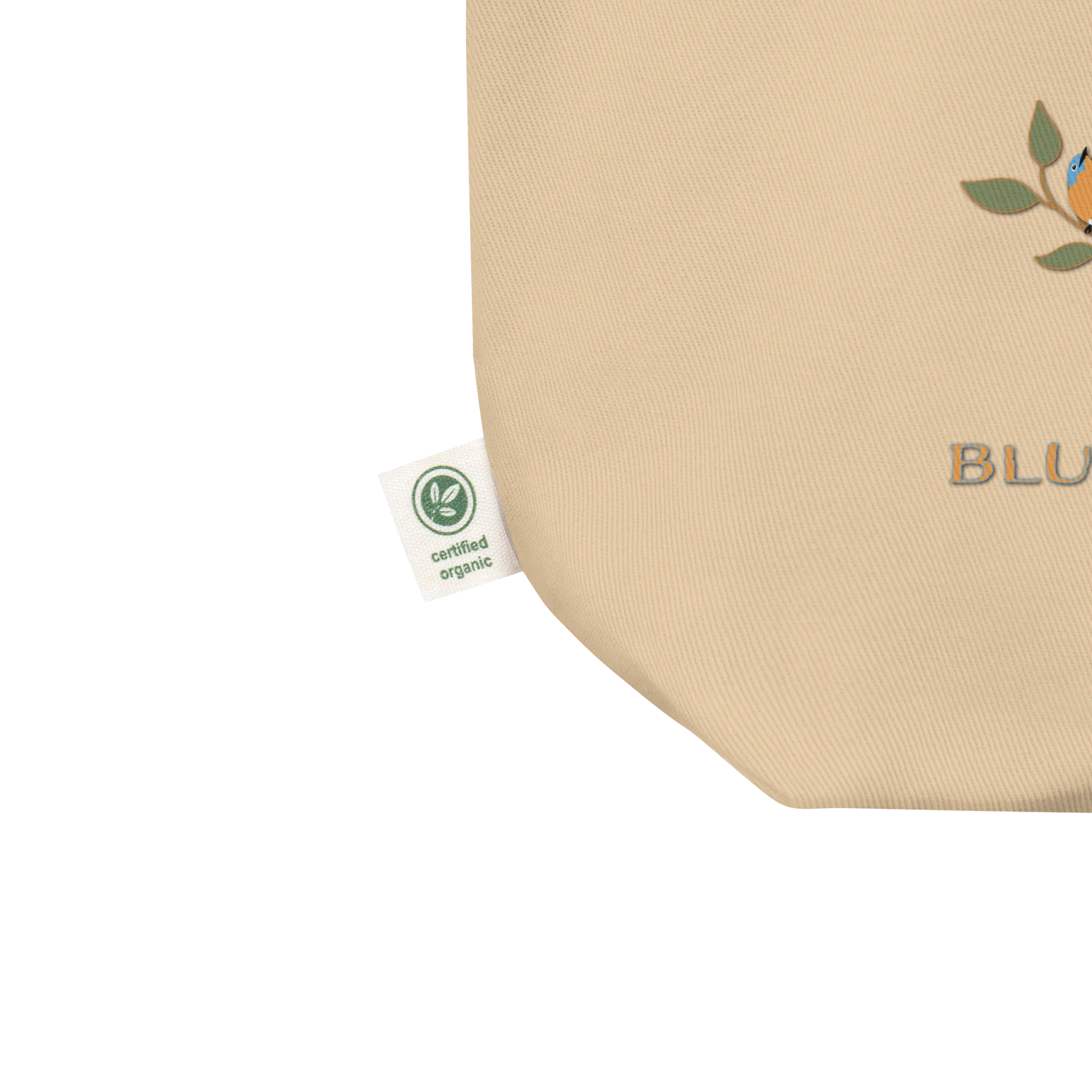 "Bluebird Landlord" Organic Tote in Tan product image (7)