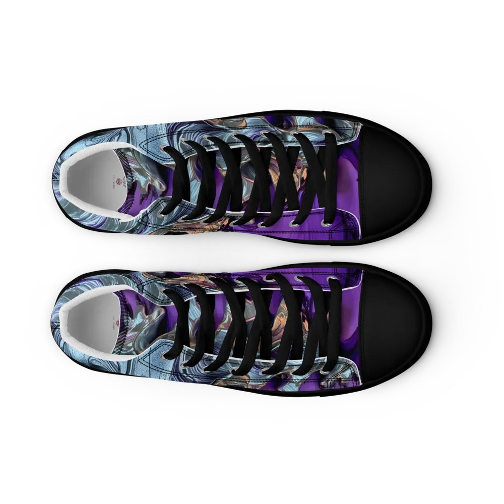 Women's Purple Metallic Fusion High Tops product image (8)