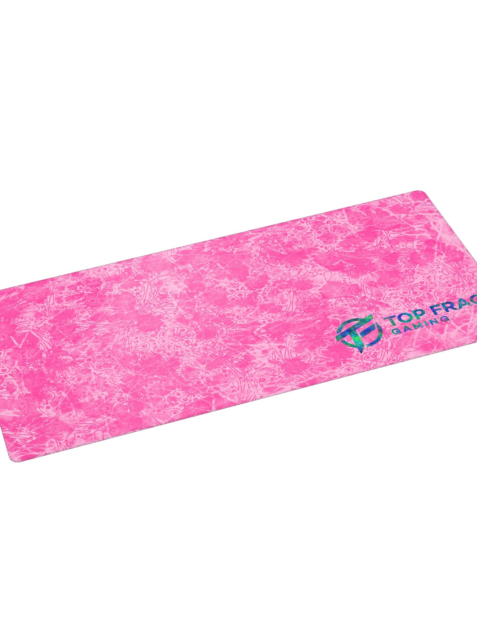 TopFrag™ Gaming Mouse Pad - Pink with Blue/Green Logo product image (3)