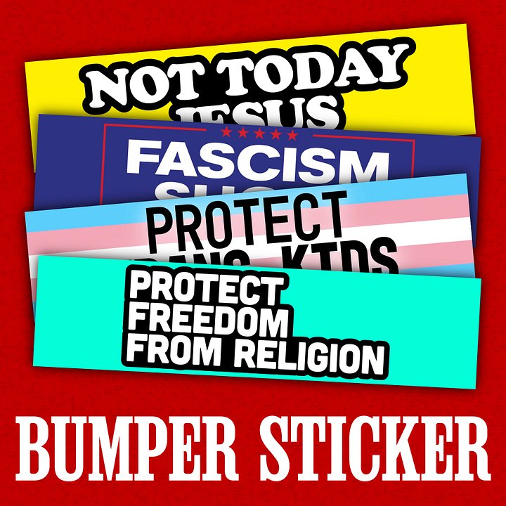 The Satanic Circle - Bumper Stickers (9 x 2.25) product image (1)