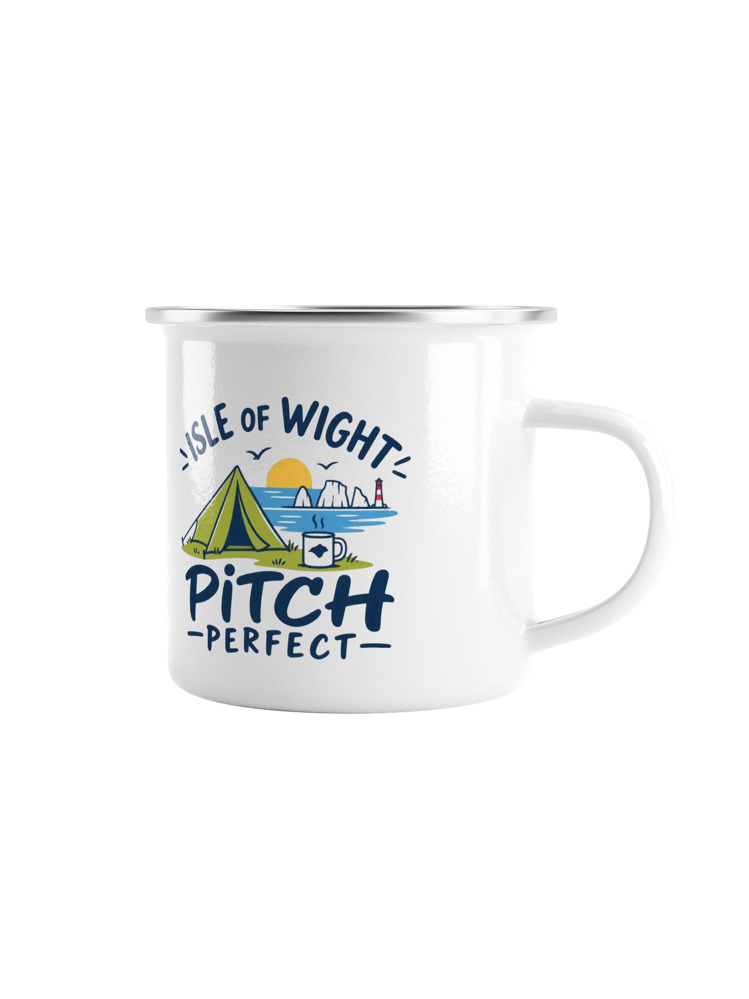 Isle of Wight “Pitch Perfect” Camping Mug product image (1)