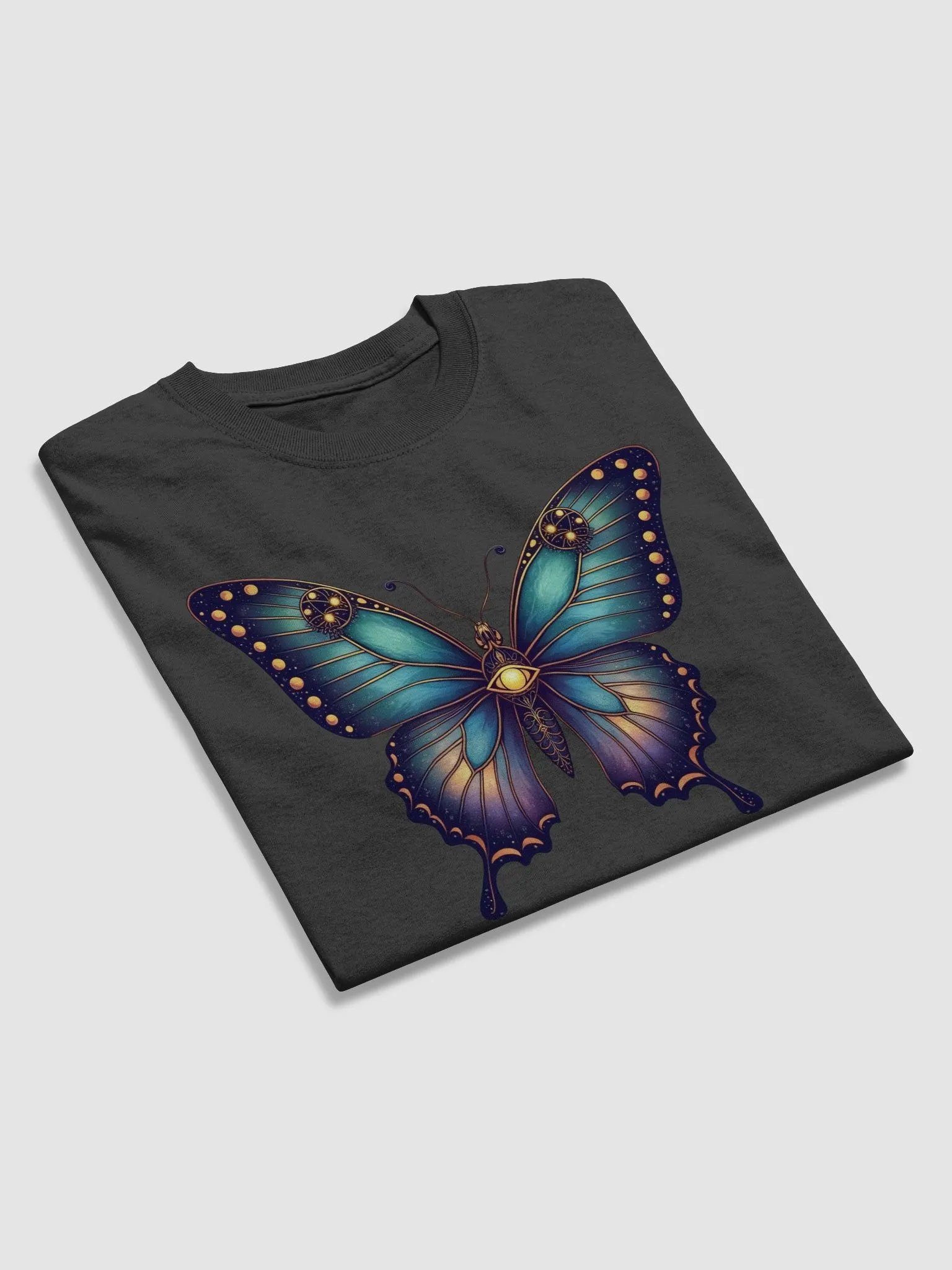 Celestial Butterfly with Third Eye Design - Mystical Boho Art product image (4)