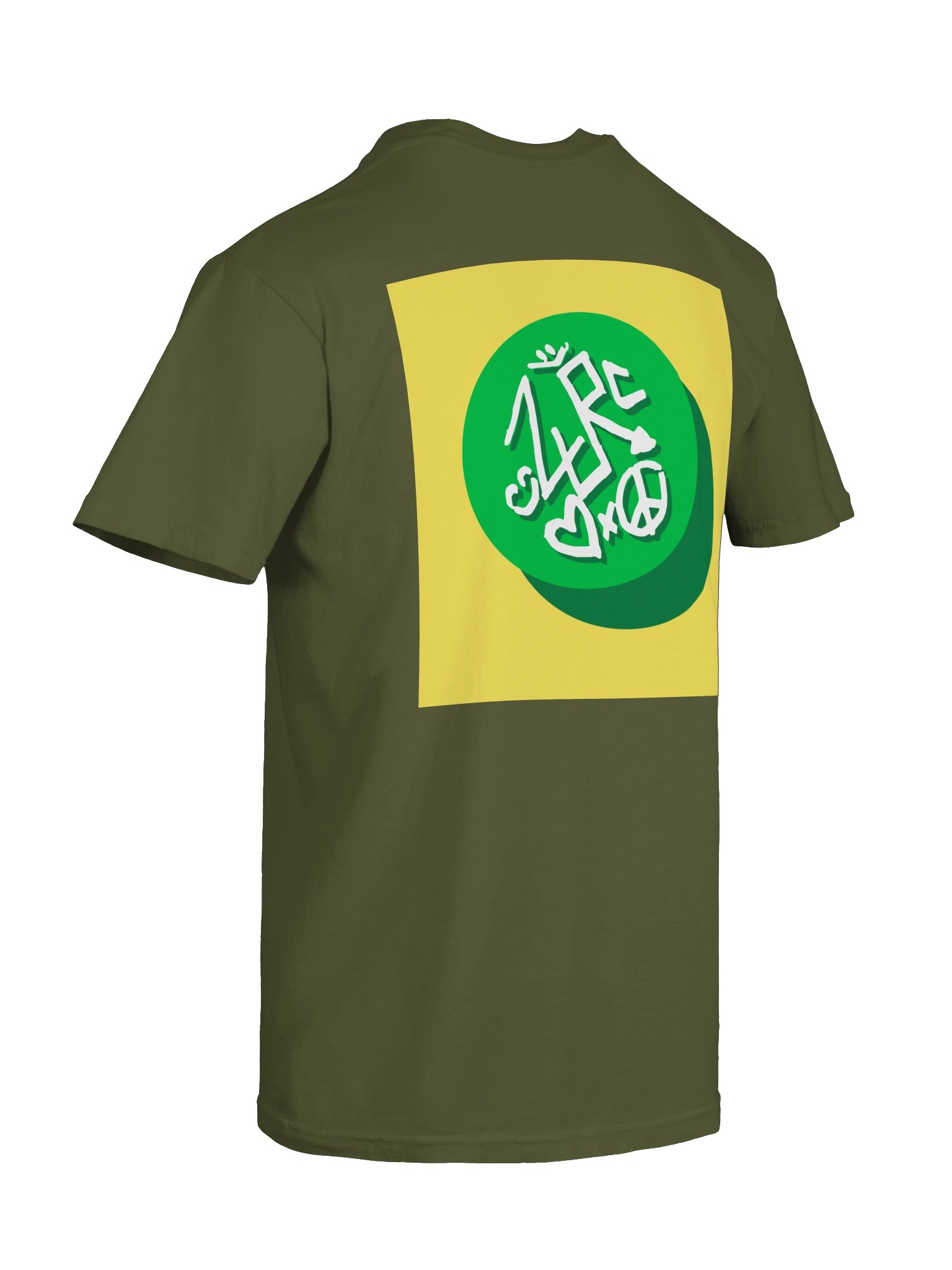 ZURC LOGO Yellow+Green Embroidered/Printed Tee product image (104)