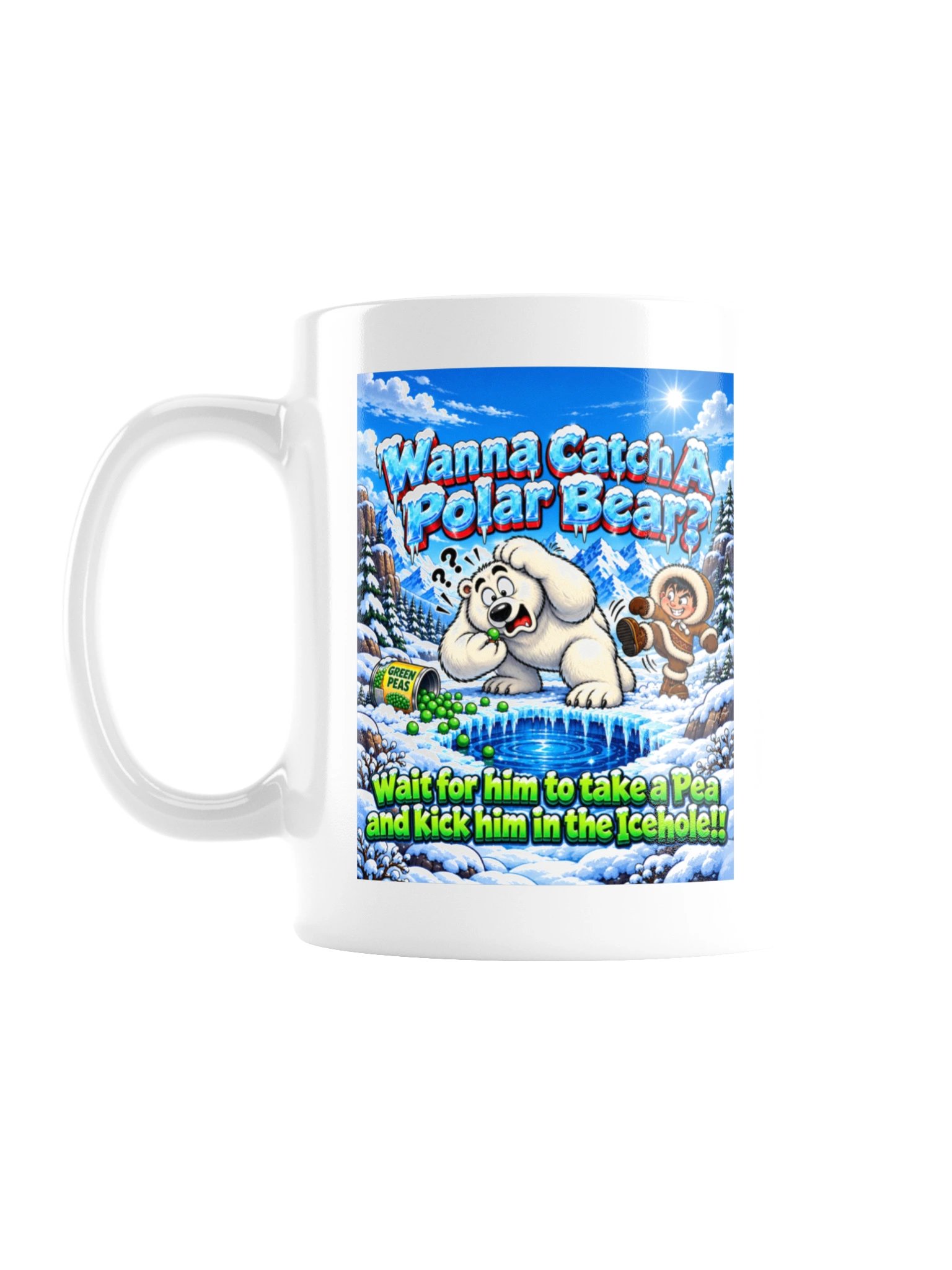1 Earth Prints Polar Bear White Glossy Mug product image (1)